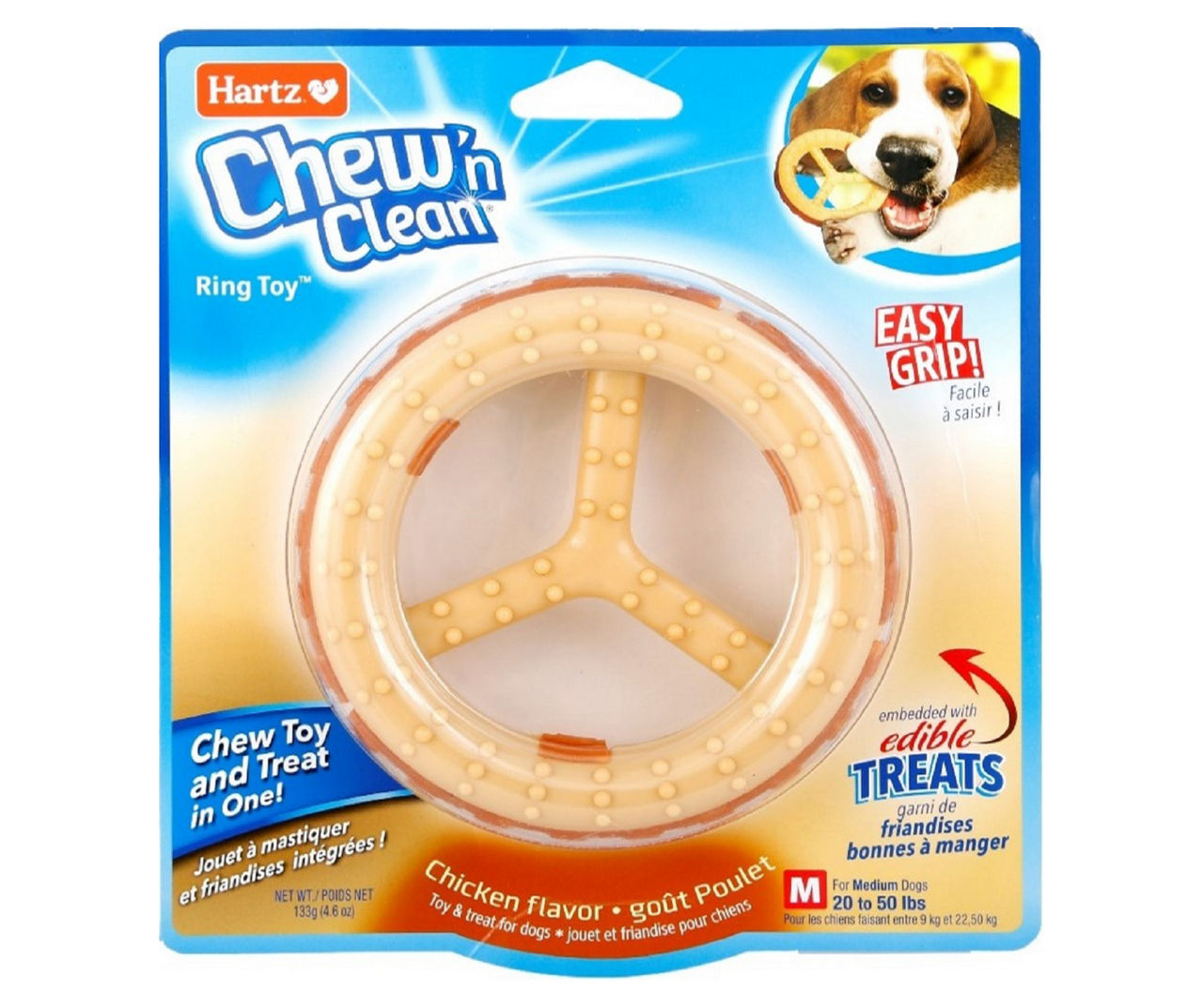 Chew 'N Clean Dental Ring Dog Toy