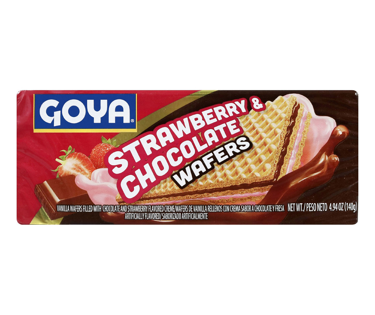 Goya Strawberry & Chocolate Wafers, 4.9 Oz. Big Lots