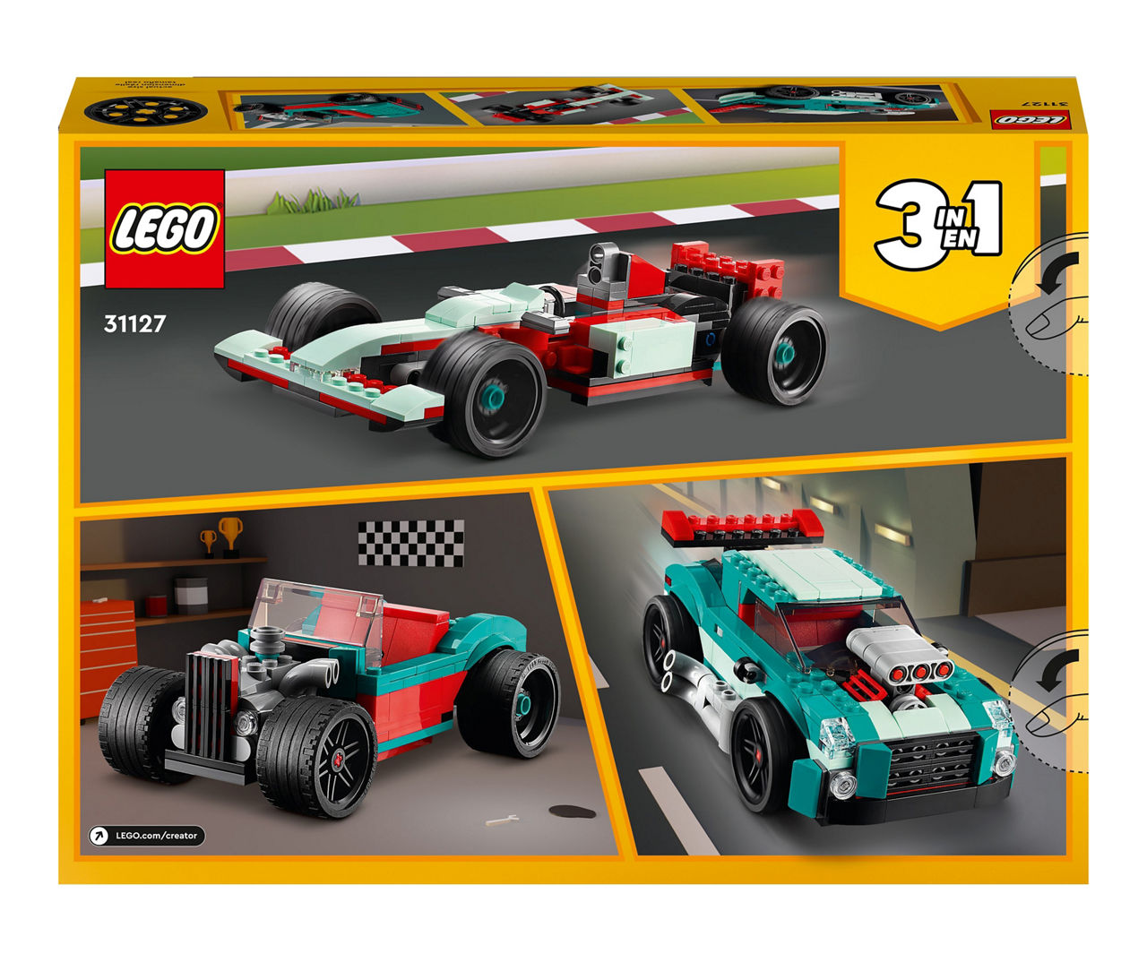 Street Racer 258-Piece 31127 Building Set
