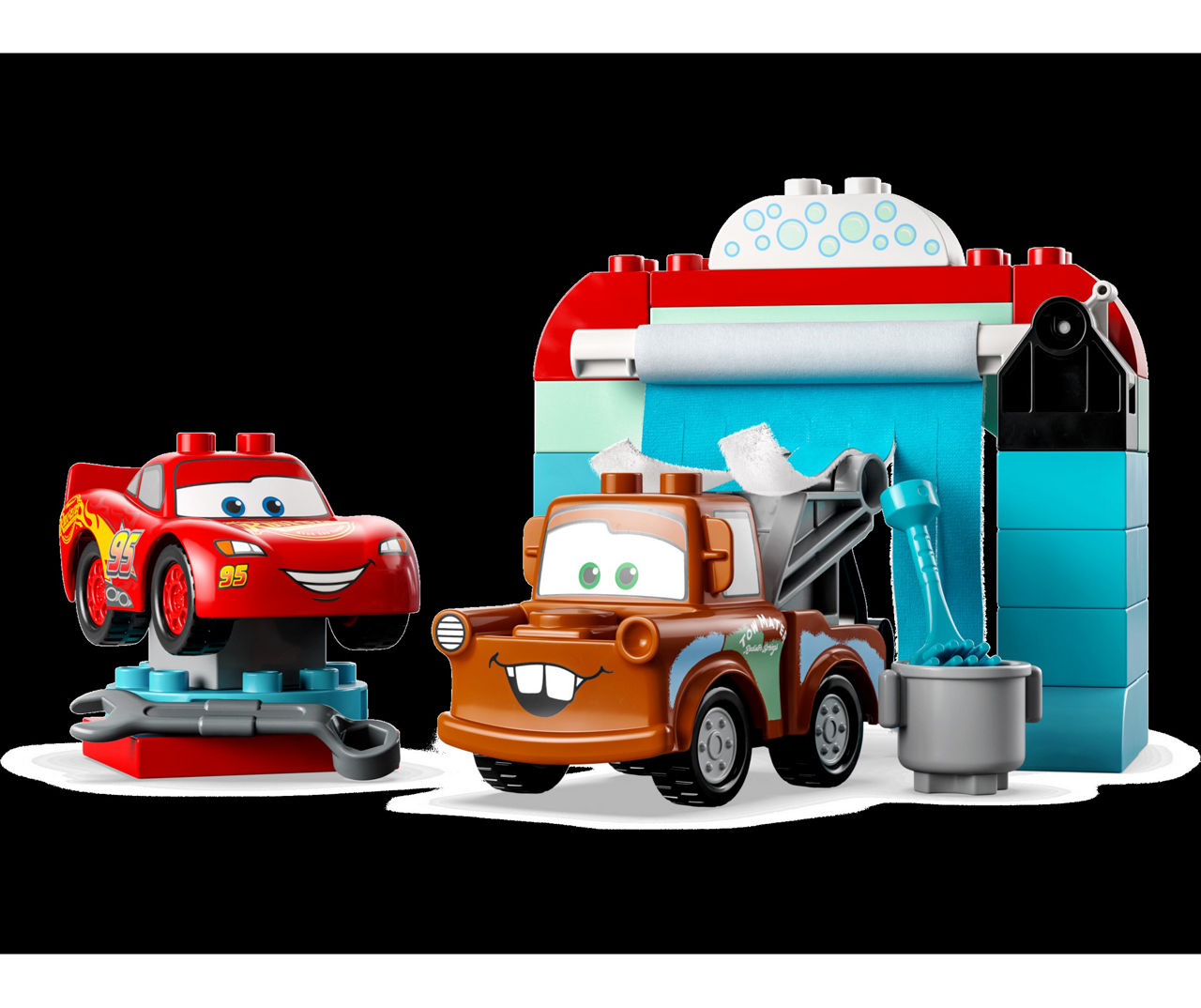 LEGO DUPLO Disney and Pixar's Cars Lightning McQueen & Mater's Car Wash Fun  10996 6426564 - Best Buy