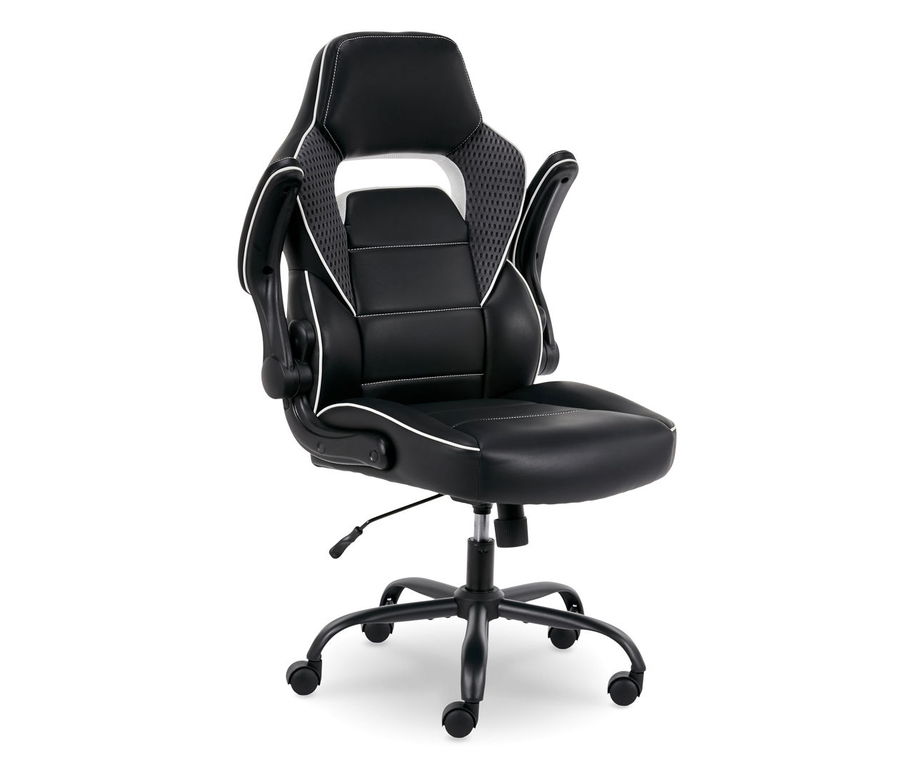 RuiB Black Faux Leather Seat Big and Tall PC & Racing Gaming Chair, 1 SET -  Fry's Food Stores