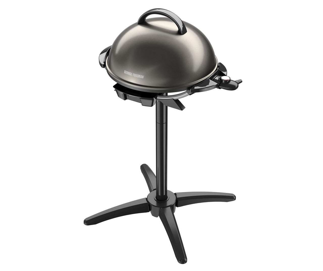 George Foreman Indoor Outdoor Grill-Watt Silver Electric Grill in the Electric  Grills department at