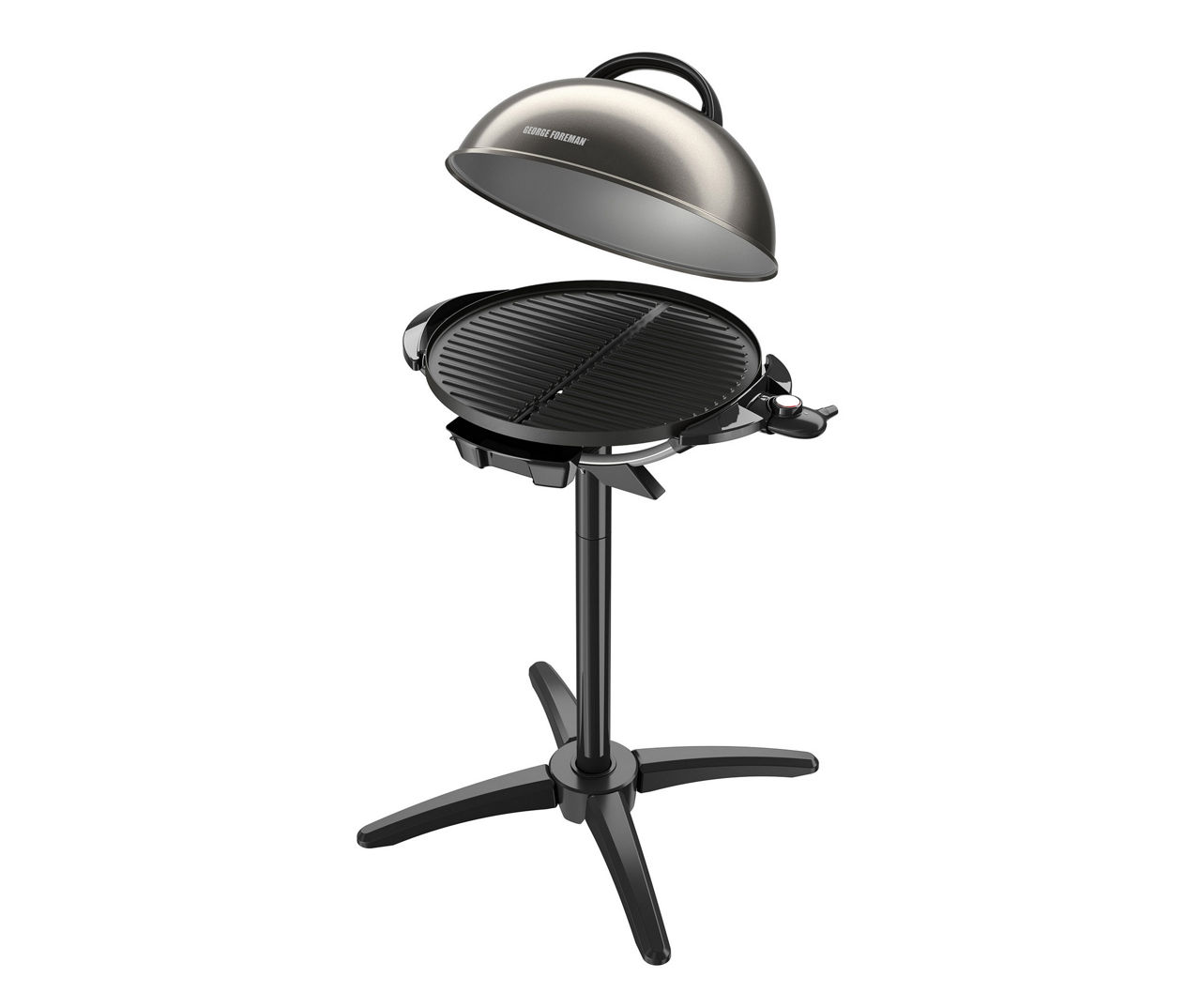 IndoorOutdoor 15+ Serving Domed Electric Grill with Ceramic