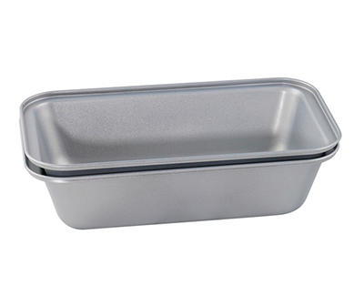 Silver Loaf Pan, 2-Pack