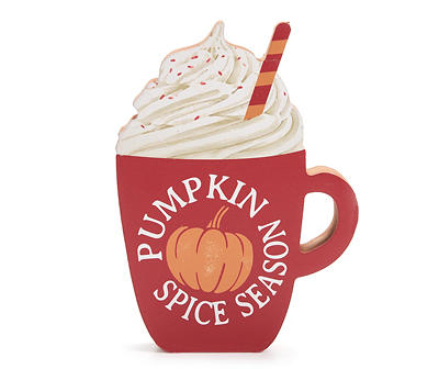 "Pumpkin Spice Season" Cup Shape Tabletop Décor