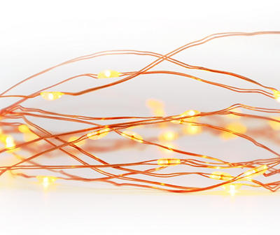 Orange Battery-Operated Micro Light, 50-Lights
