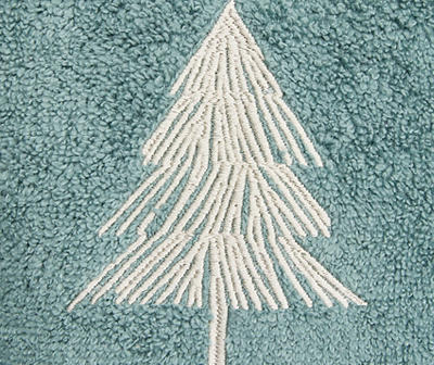 North Atlantic Blue Tree 4-Piece Towel Set