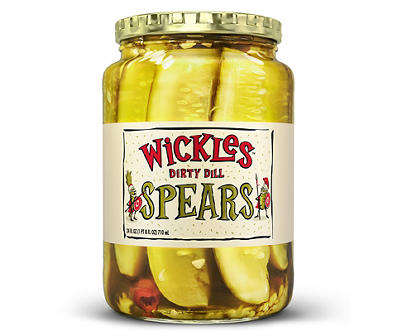 Wickles Dirty Dill Pickle Spears, 24 Oz.