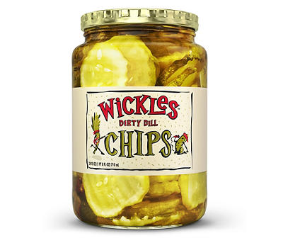 Wickles Dirty Dill Pickle Chips, 24 Oz.