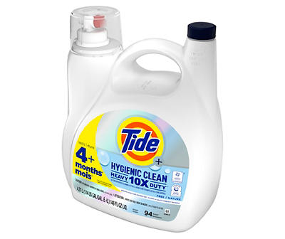 Unscented Hygienic Clean Heavy 10x Duty Liquid Laundry Detergent, 146 Oz.