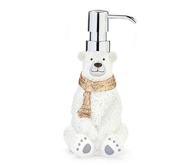 Frosted Forest White Polar Bear Lotion Pump