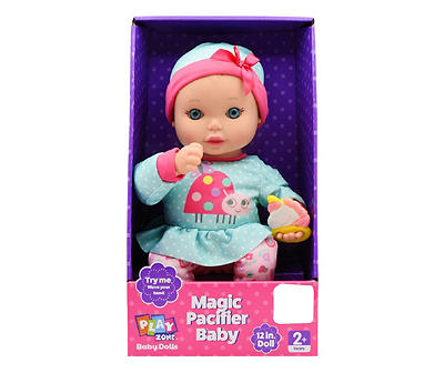 Unicorn Magic Pacifier 12" Baby Doll