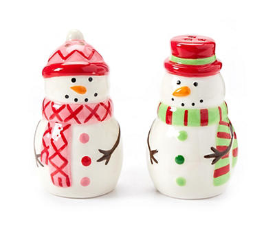 Snowmen 2-Piece Salt & Pepper Shaker Set