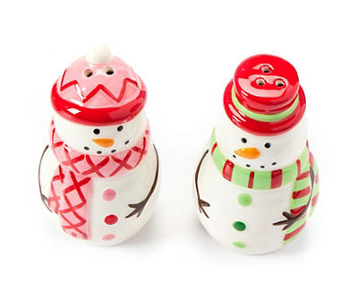 Snowmen 2-Piece Salt & Pepper Shaker Set