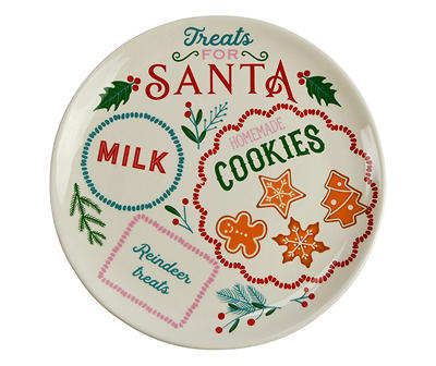 "Treats for Santa" Cookie Plate