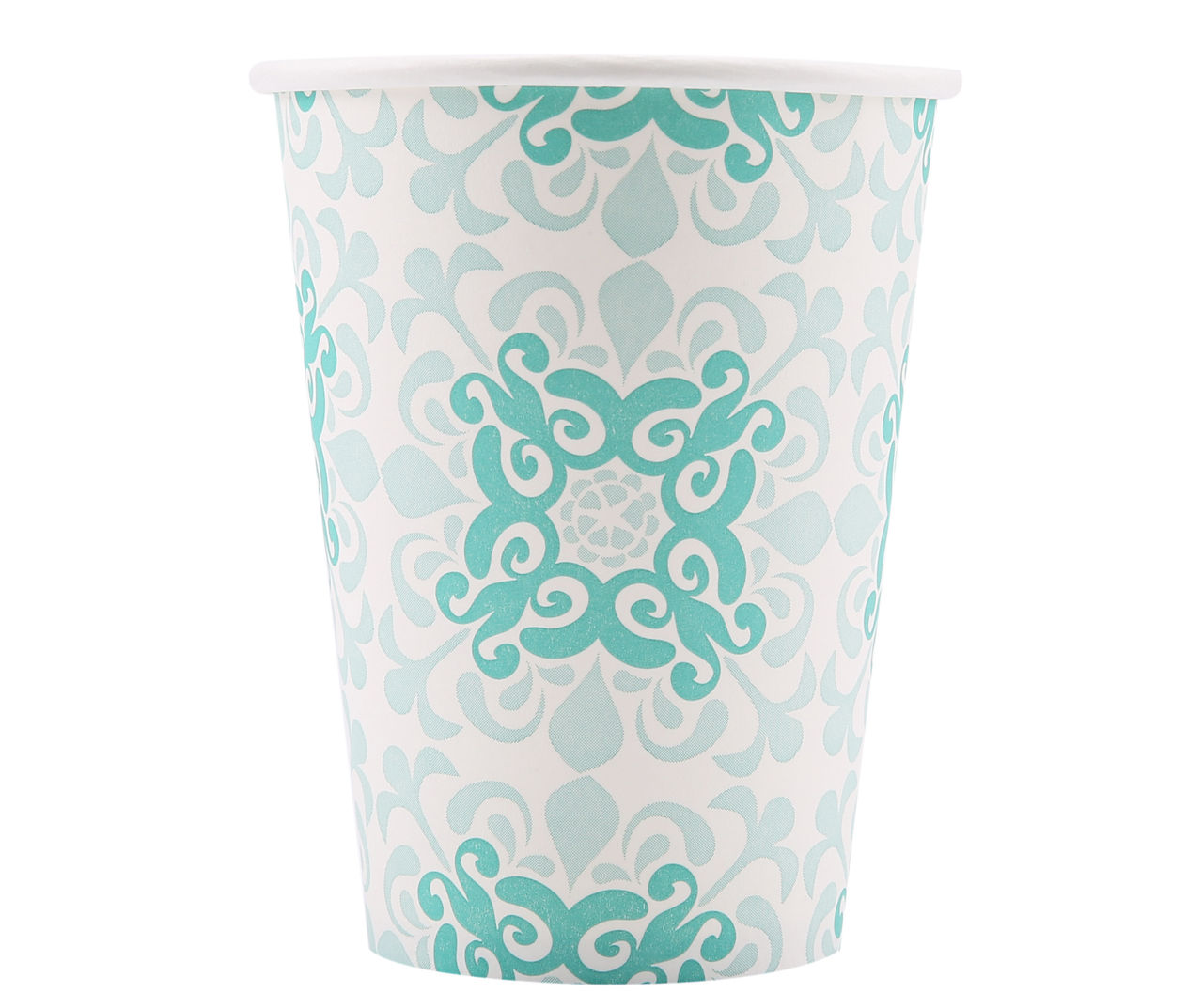Glad Aqua Victorian 12 Oz. Paper Cups, 50-Pack | Big Lots