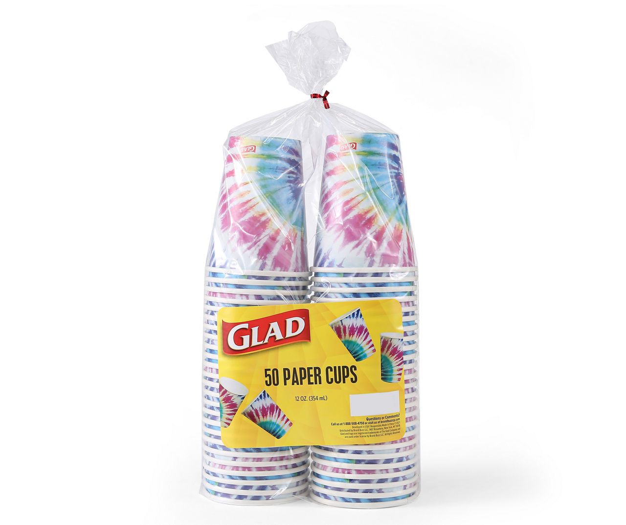 Glad Paper Cups 12oz 20ct Rainbow-wholesale