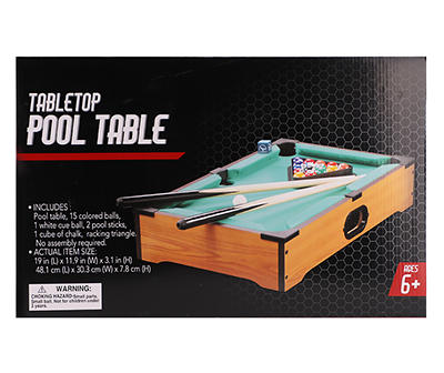 Pool Table Tabletop Game
