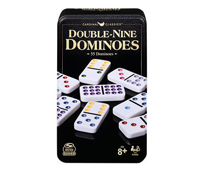 Double-Nine Dominoes Tin Set