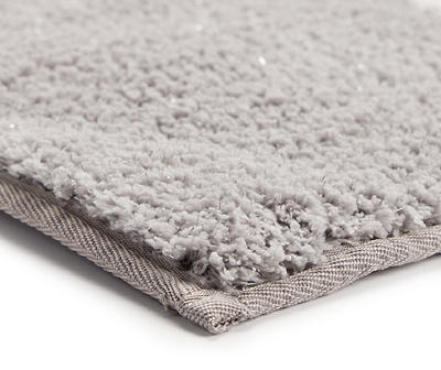Frosted Forest Gray Nutcracker Bath Rug
