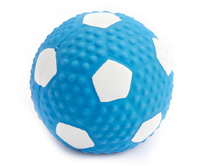 Blue Latex Soccer Ball Dog Toy