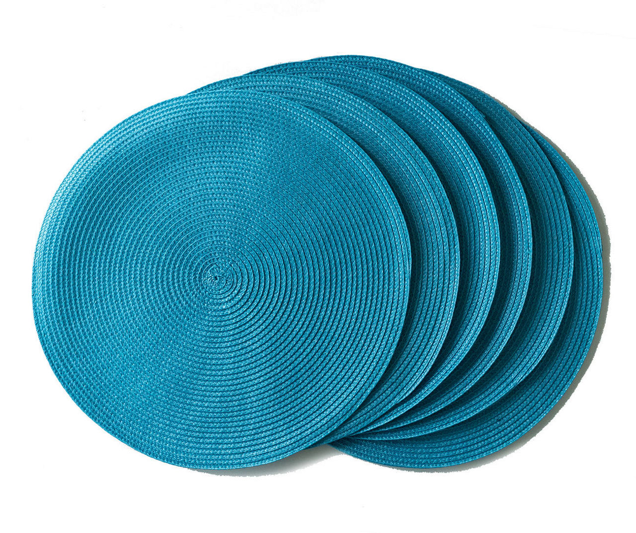 WeaveTexture Round Placemats, 6Pack Big Lots