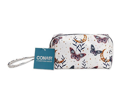 Butterflies with Moon Wristlet Cosmetic Bag