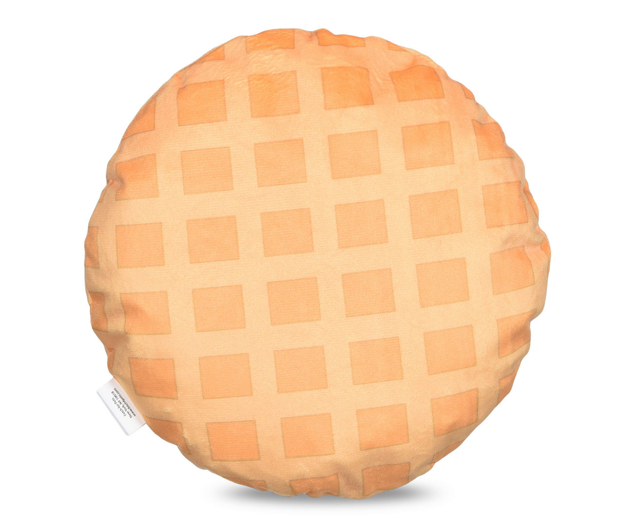 Eggo Waffle Plush Squeaker Dog Toy