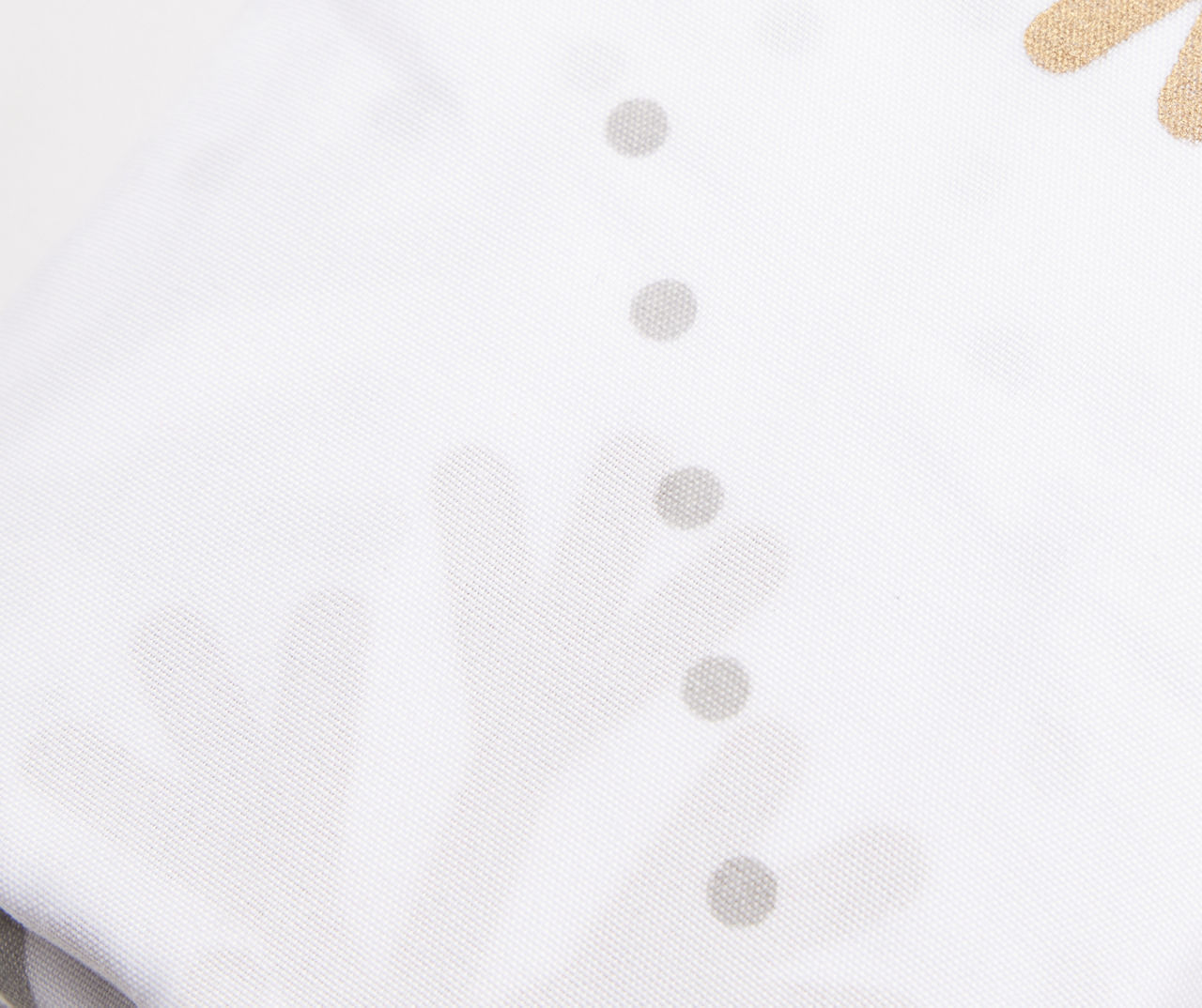 Frosted Forest Gray & Gold Snowflake 13-Piece Shower Curtain Set
