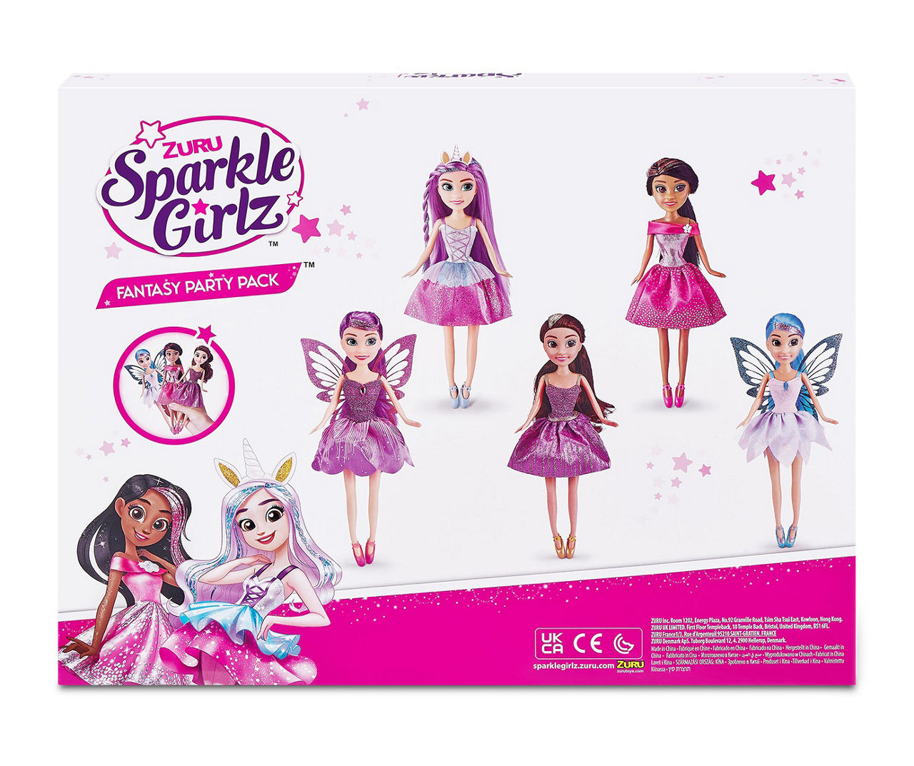 Fantasy Party Pack 5-Piece Doll Set