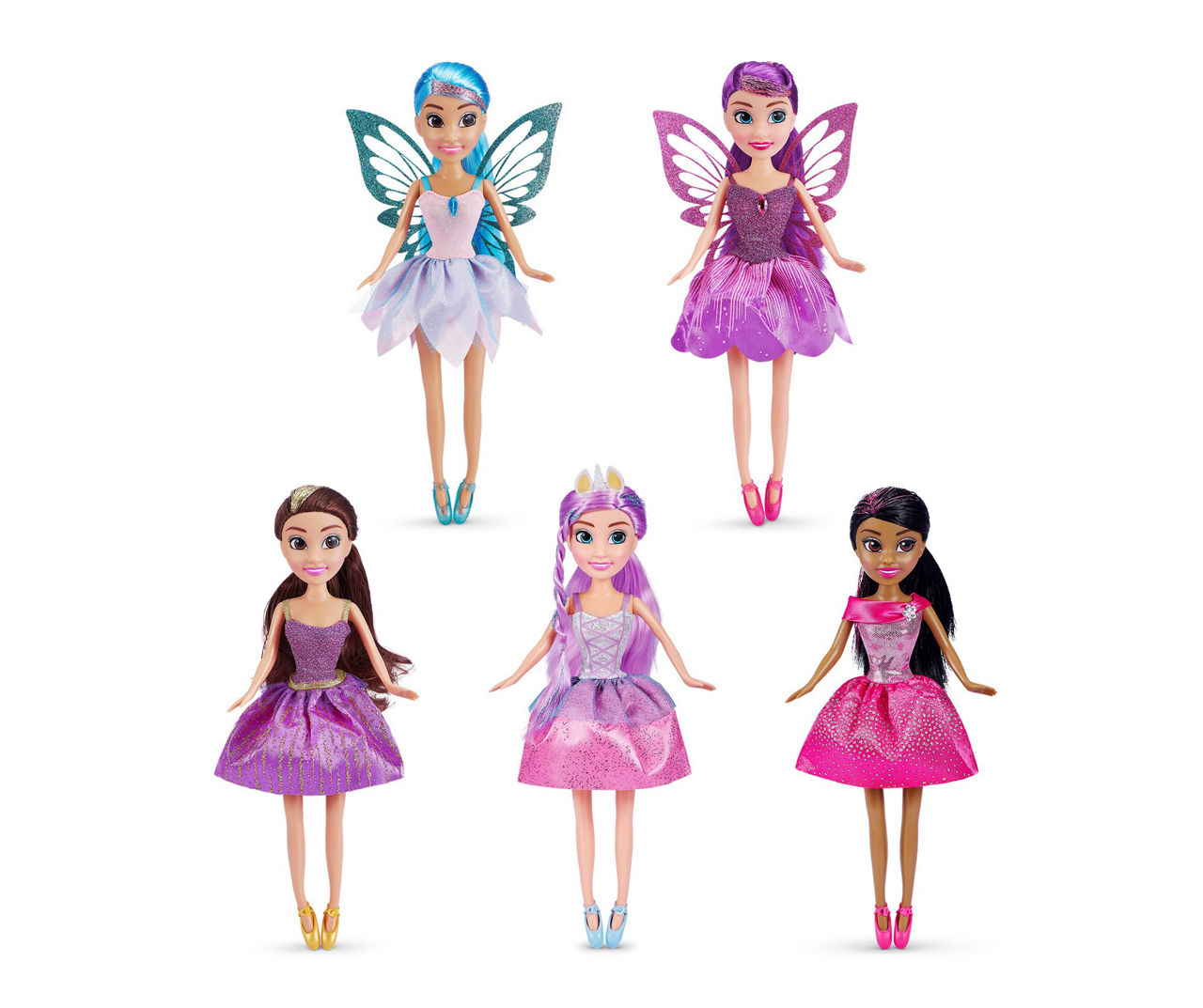Fantasy Party Pack 5-Piece Doll Set
