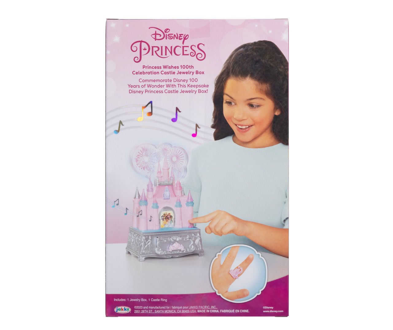 Disney Princess Wishes 100th Celebration Castle Jewelry Box