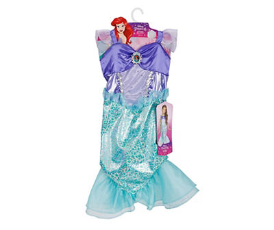 Aqua & Purple Princess Ariel Kids' Costume Dress
