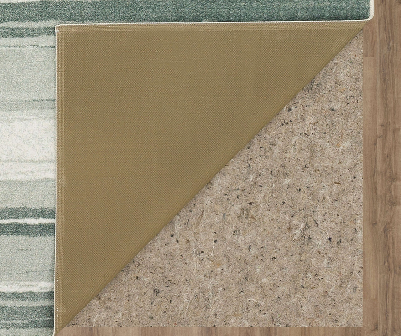 Rainbow Gray Stripe Accent Rug, (34" x 20")