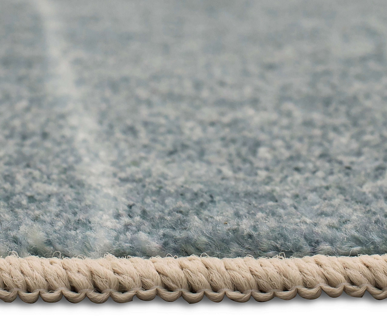 Rainbow Blue Stripe Runner Rug, (2' x 5')