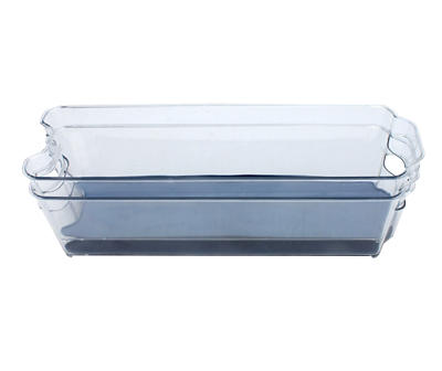 Small Fridge Storage Bin With Blue Liner, 2-Pack