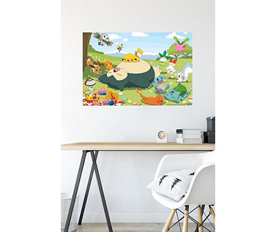 Pikachu & Friends Picnic Poster, (22.3
