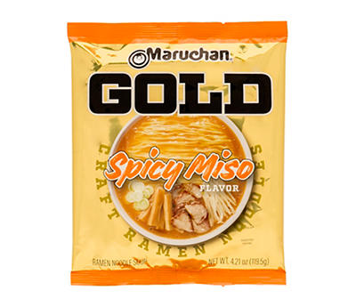 Gold Spicy Miso Flavor Instant Ramen, 4.21 Oz.