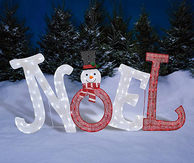 2.8' LED "Noel" Snowman