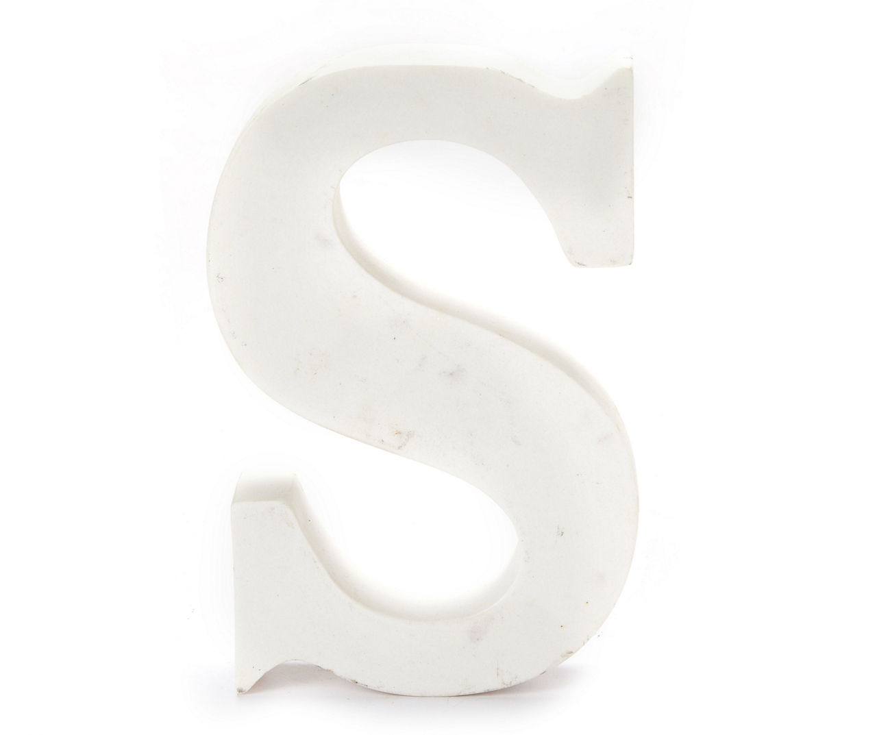 Monogram Faux Marble Letter Tabletop Decor Big Lots