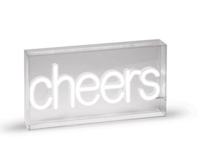 Glow-Up "Cheers" Acrylic LED Box Light