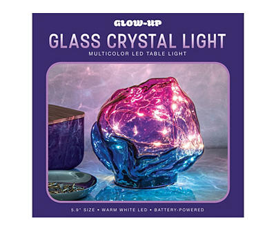 Glow-Up Glass Crystal LED Table Light