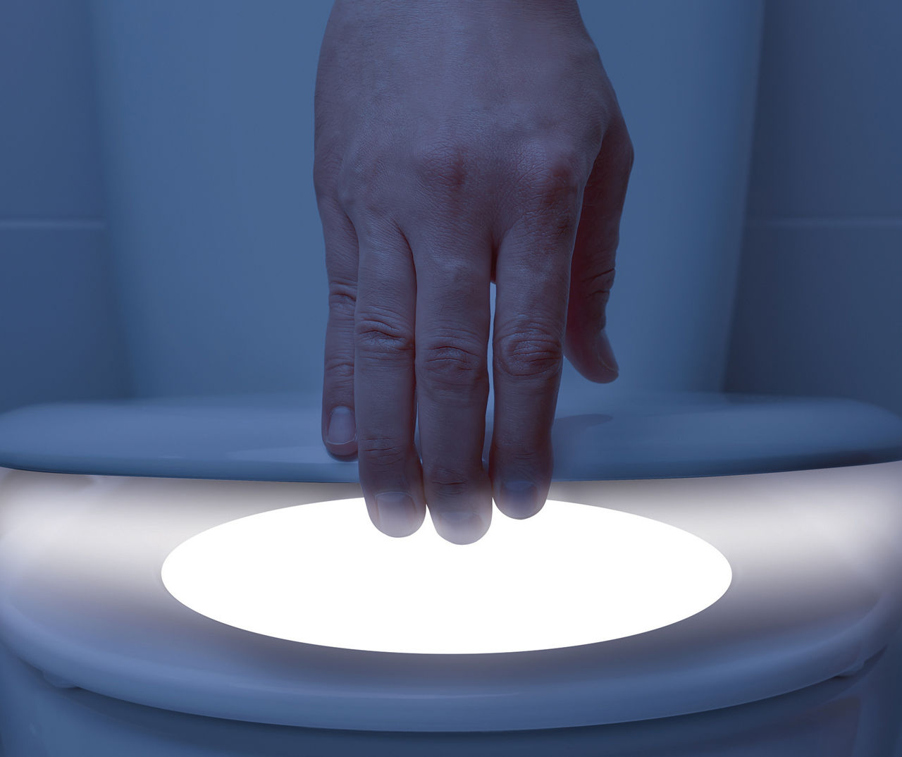 Home+Solutions Motion-Activated LED Toilet Nightlight 