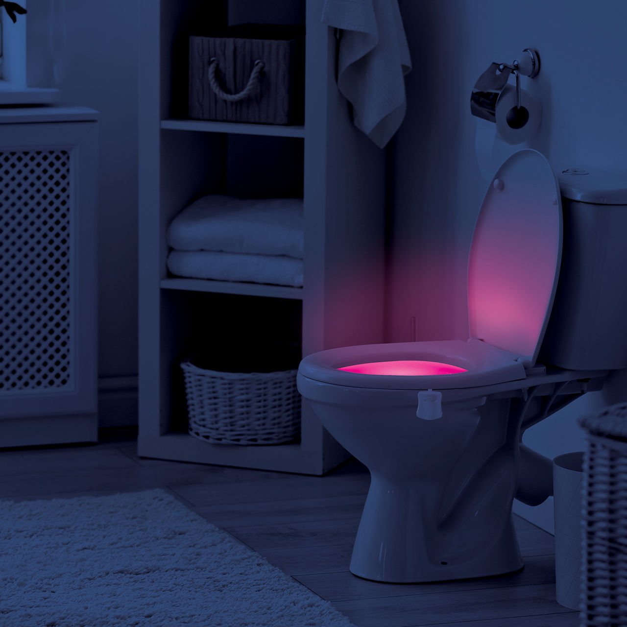 Dropship Colorful Toilet Bowl Lights Motion Sensor LED Toilet