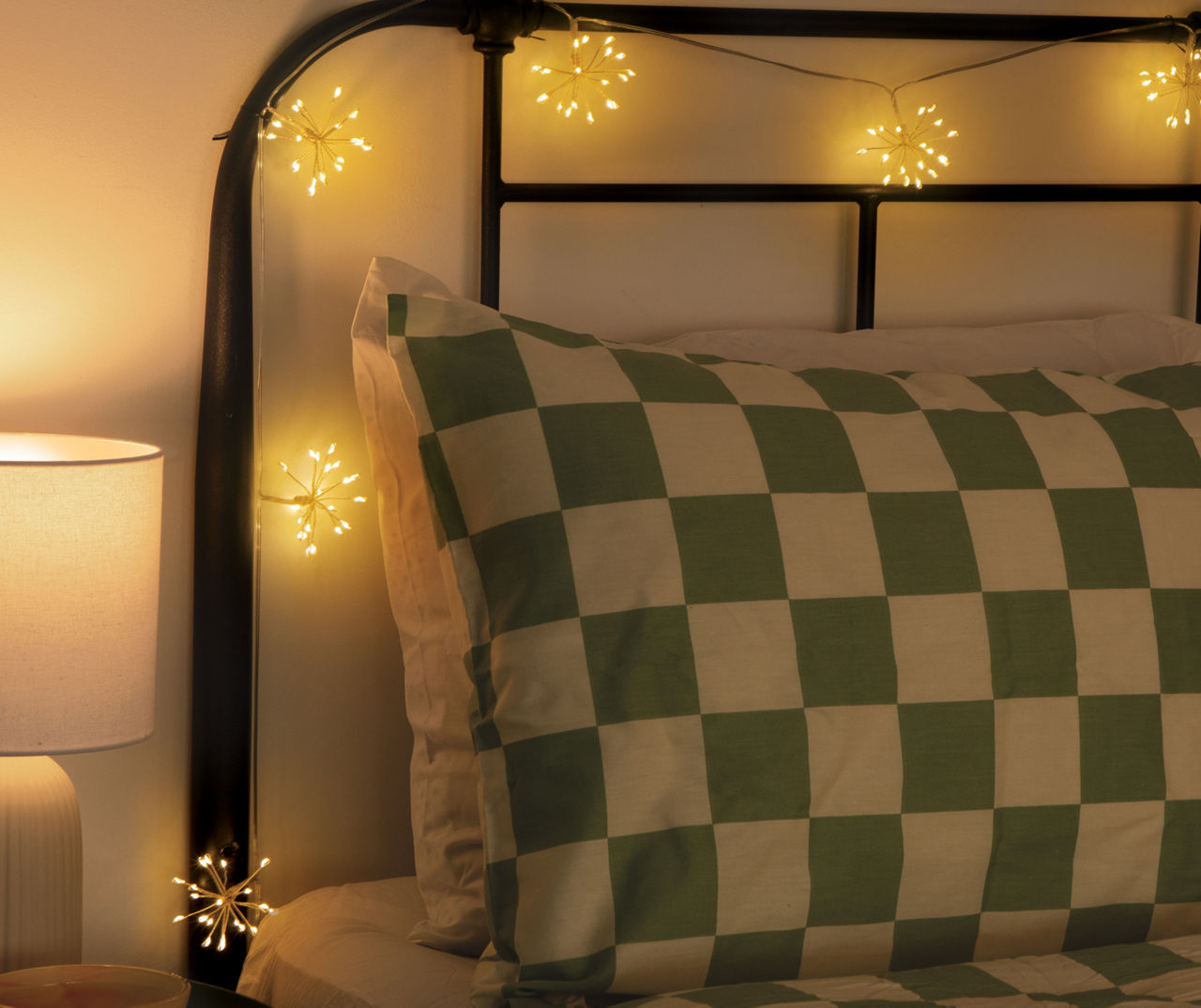 Glow-Up Warm White Starburst LED Fairy Light Set, 160-Lights