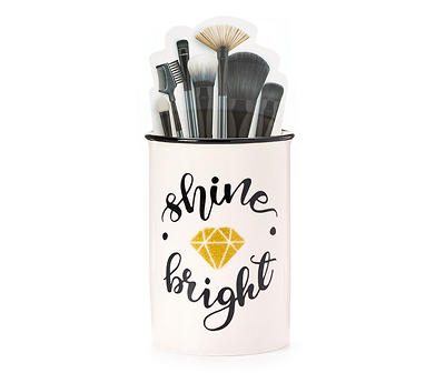 "Shine Bright" Cosmetic Brush Holder