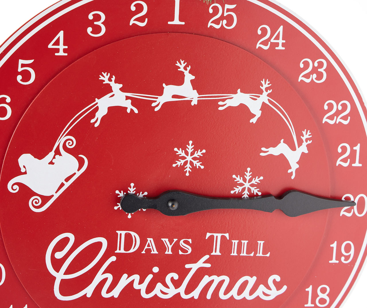 Santa's Workshop "Days Till Christmas" Ornament Countdown Calendar Hanging Wall Decor