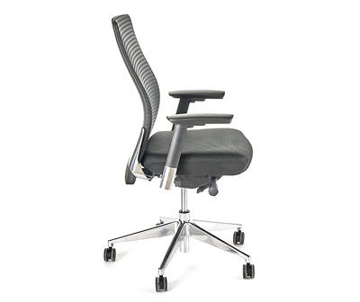 Eon Black & Chrome Office Chair