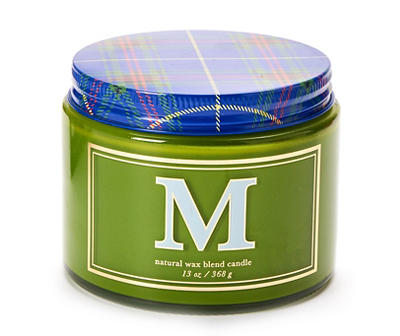 "M" Cucumber Green Tea 3-Wick Candle, 13 Oz.