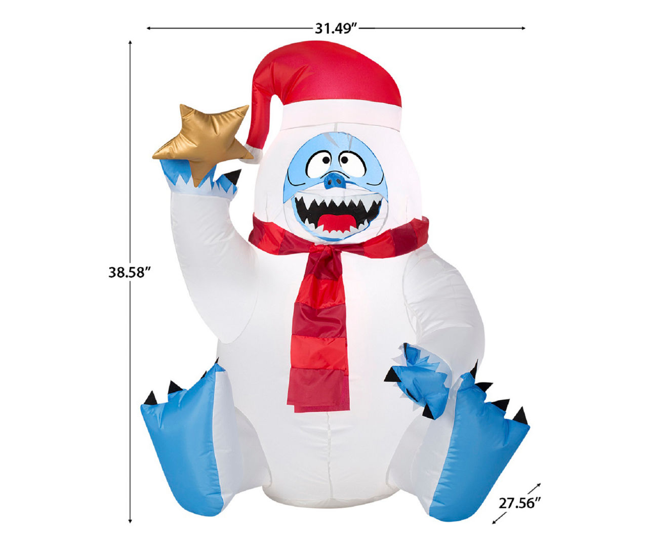 Airblown 3.2' Inflatable LED Bumble Holding Star
